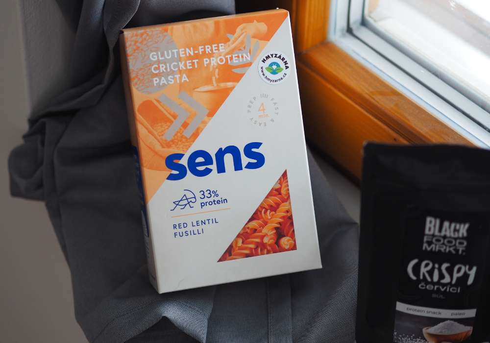 Hmyzárna Proteinové těstoviny s cvrččí moukou