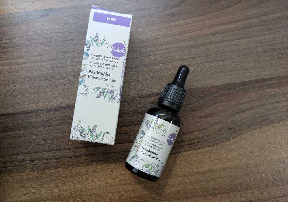 kvitok posilňující vlasové sérum recenze