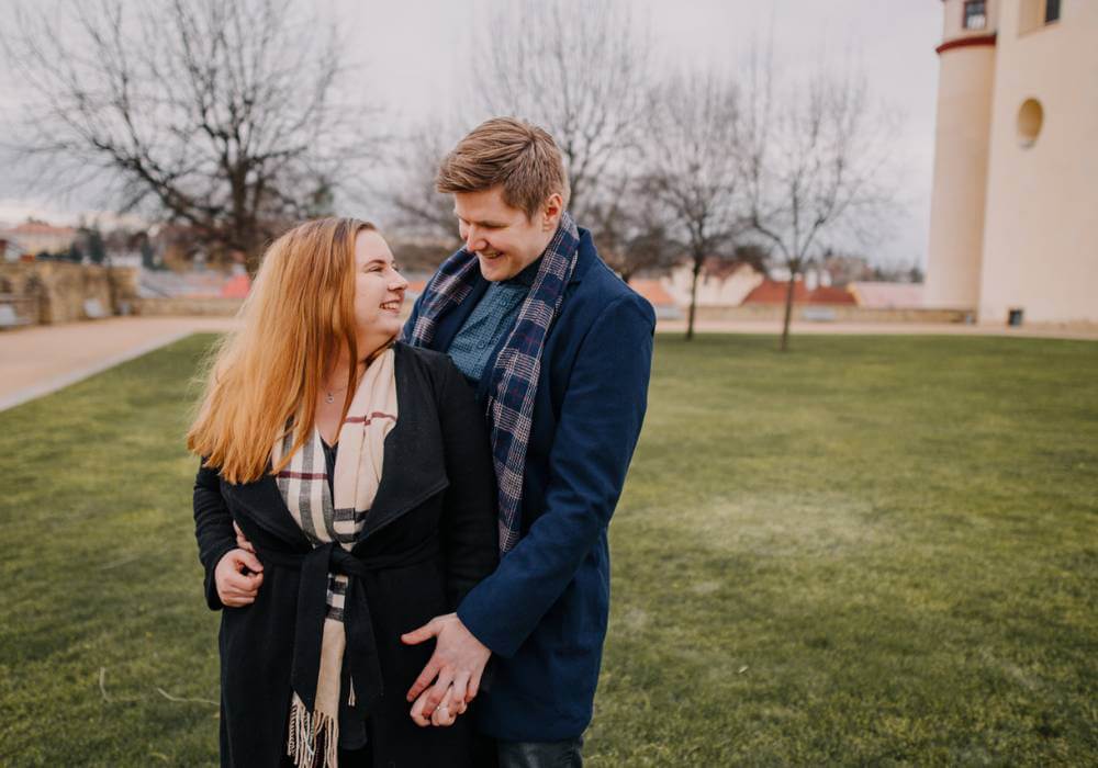 párové foto zamilovaných