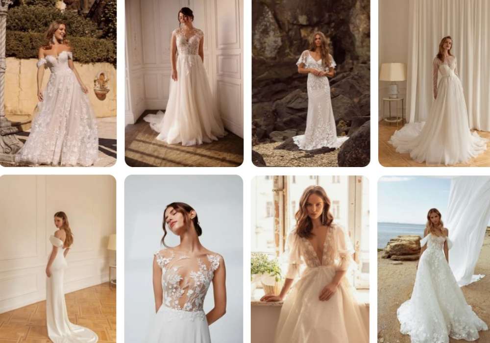 trendy svatební šaty