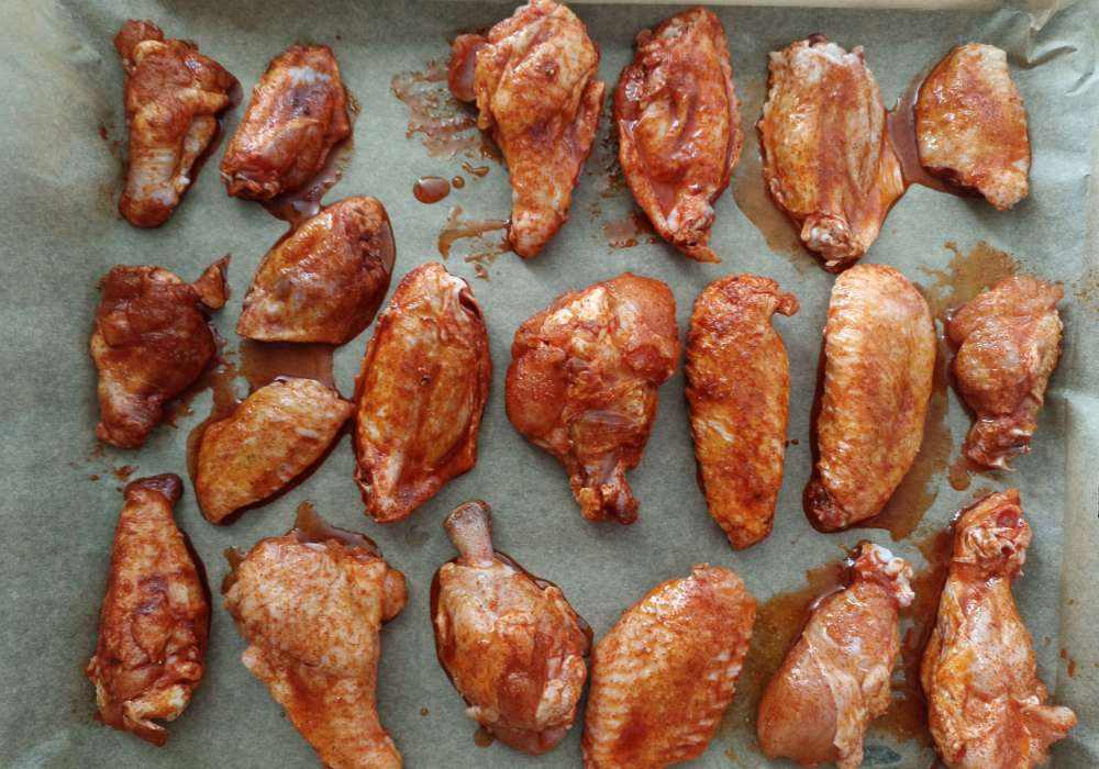 recept na kuřecí ďábelská pečená křídla