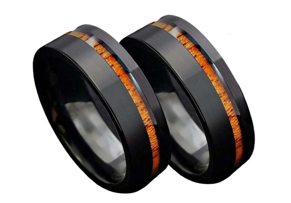 netradiční materiály snubních prstenů