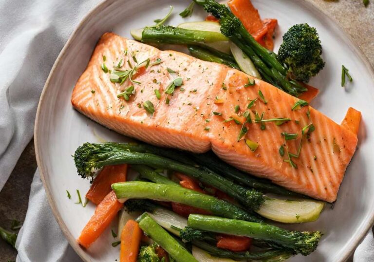 Losos z horkovzdušné fritézy