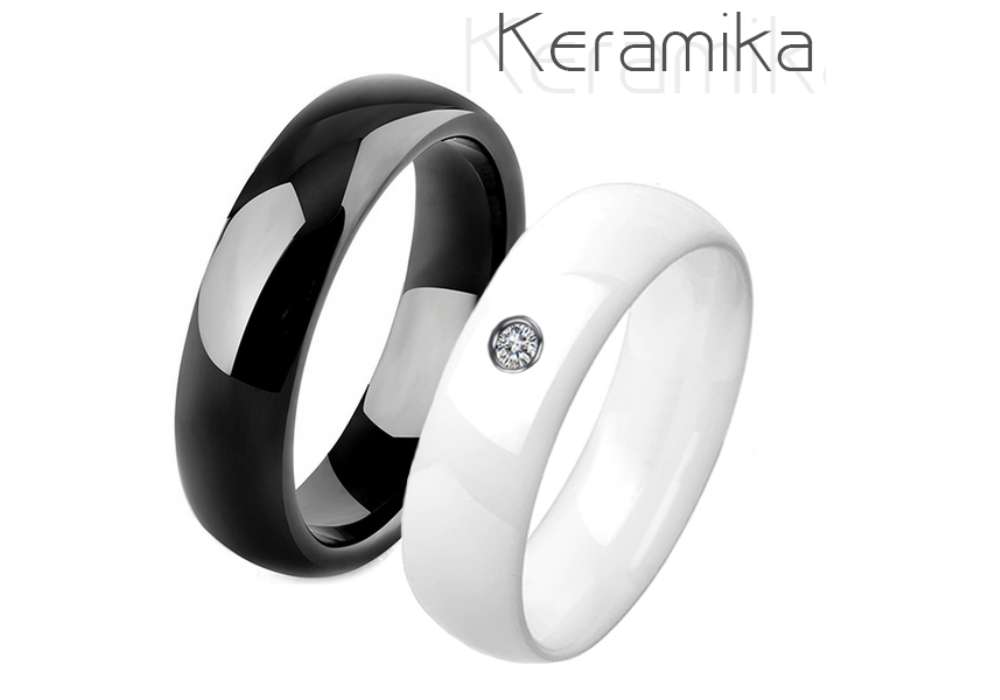 keramické snubní prsteny