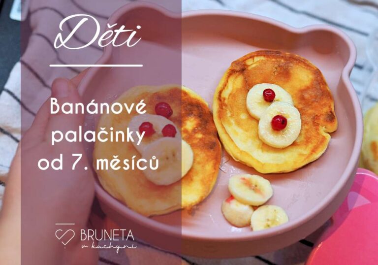 palačinky pro děti od 7 měsíců, Banánové palačinky pro nejmenší