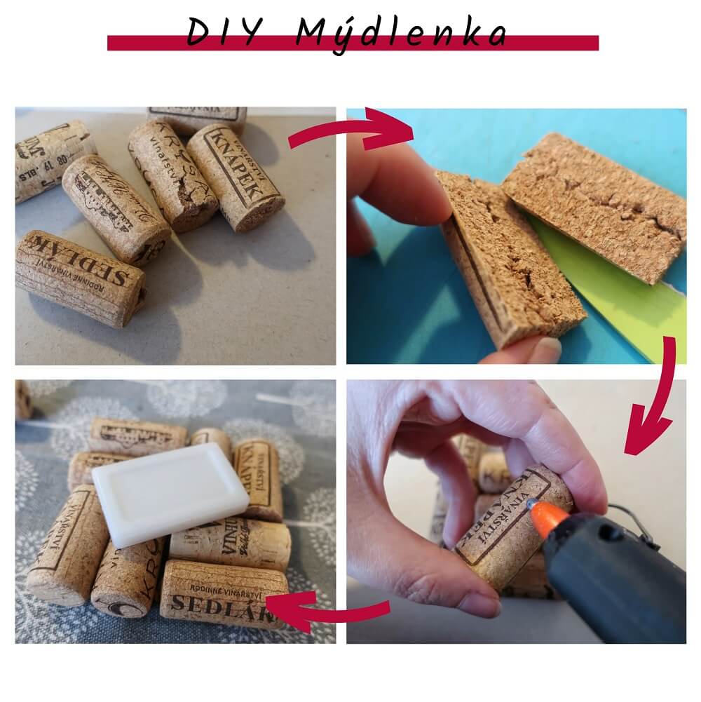 DIY mýdlenka z korků od vína