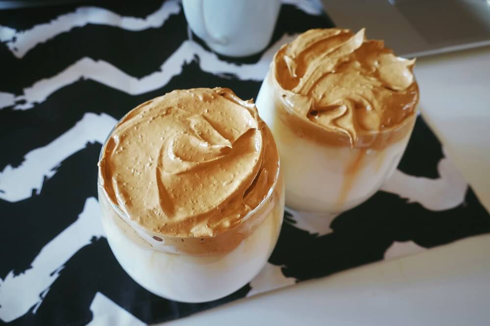 Dalgona coffee recept