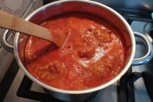 recept na špagety s rajskou omáčkou