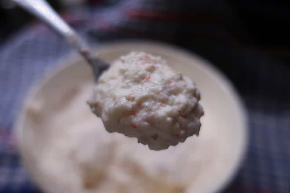 recept na pomazánku z krabích tyčinek