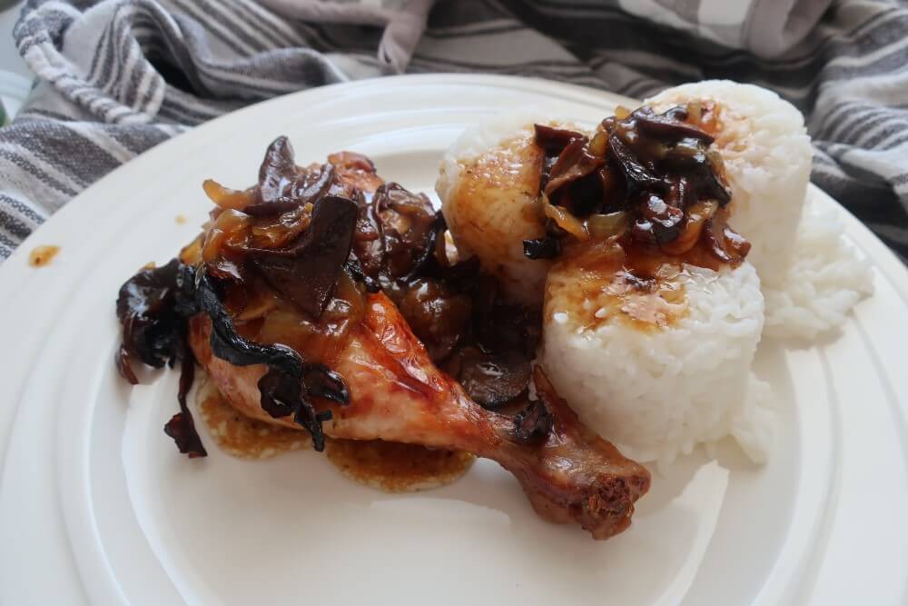 recept na pečené kuřecí stehno