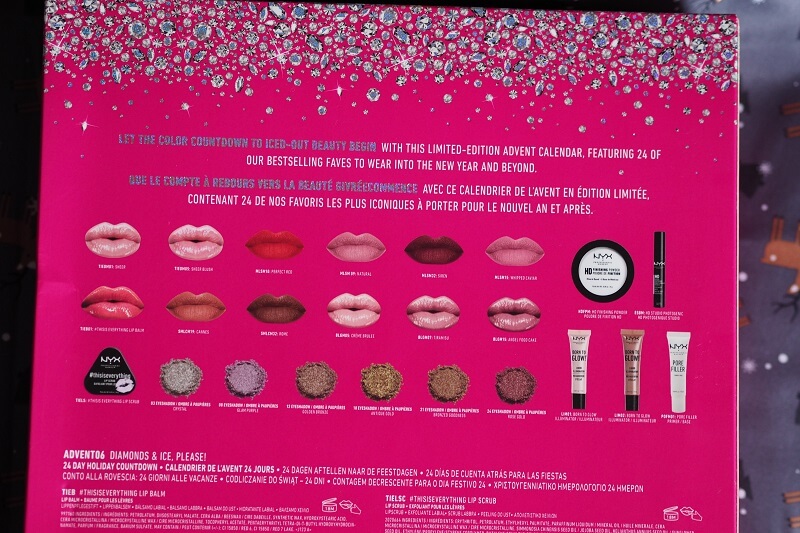 Kosmetický adventní kalendář 2020