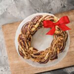 Věnec z listového těsta a Nutelly