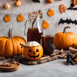 halloweenský sirup