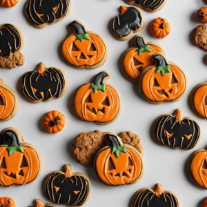 halloweenské sušenky