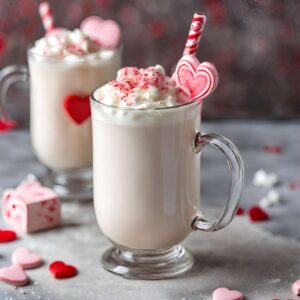 valentýnská horká čokoláda