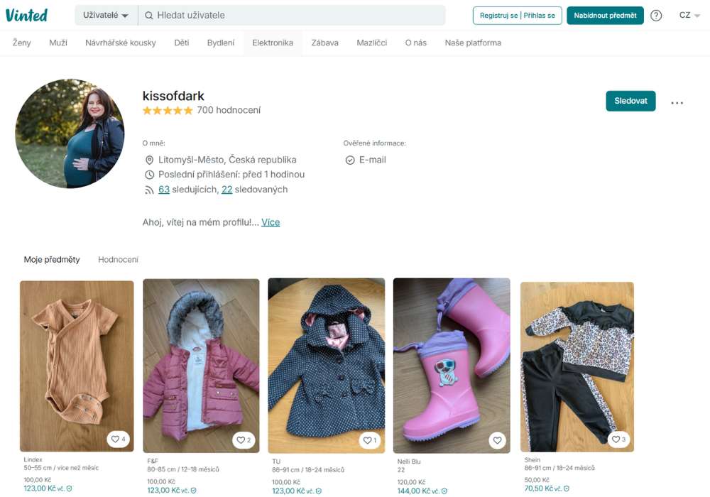 kde nejlépe prodávat oblečení vinted
