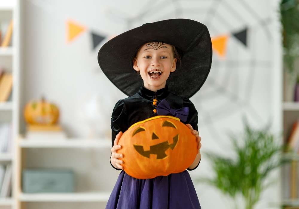 halloween s dětmi
