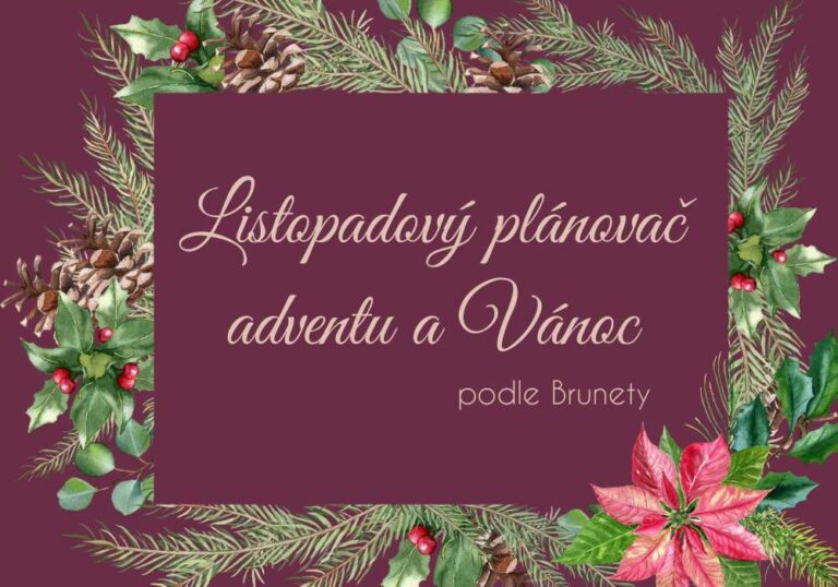 Listopadový plánovač podle Brunety