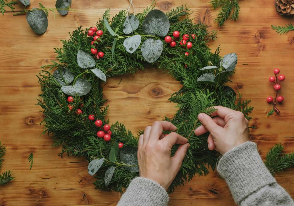 Listopadový plánovač podle Brunety - výroba věnců