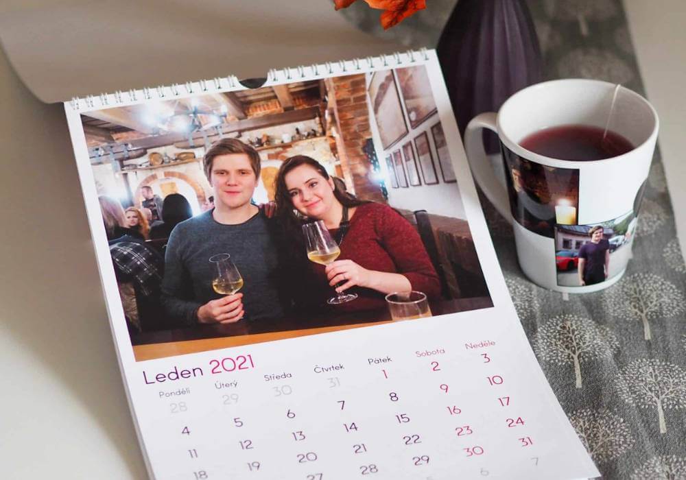 vánoční kalendář z fotek