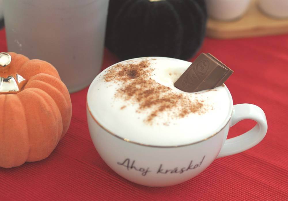 domácí dýňové cappuccino