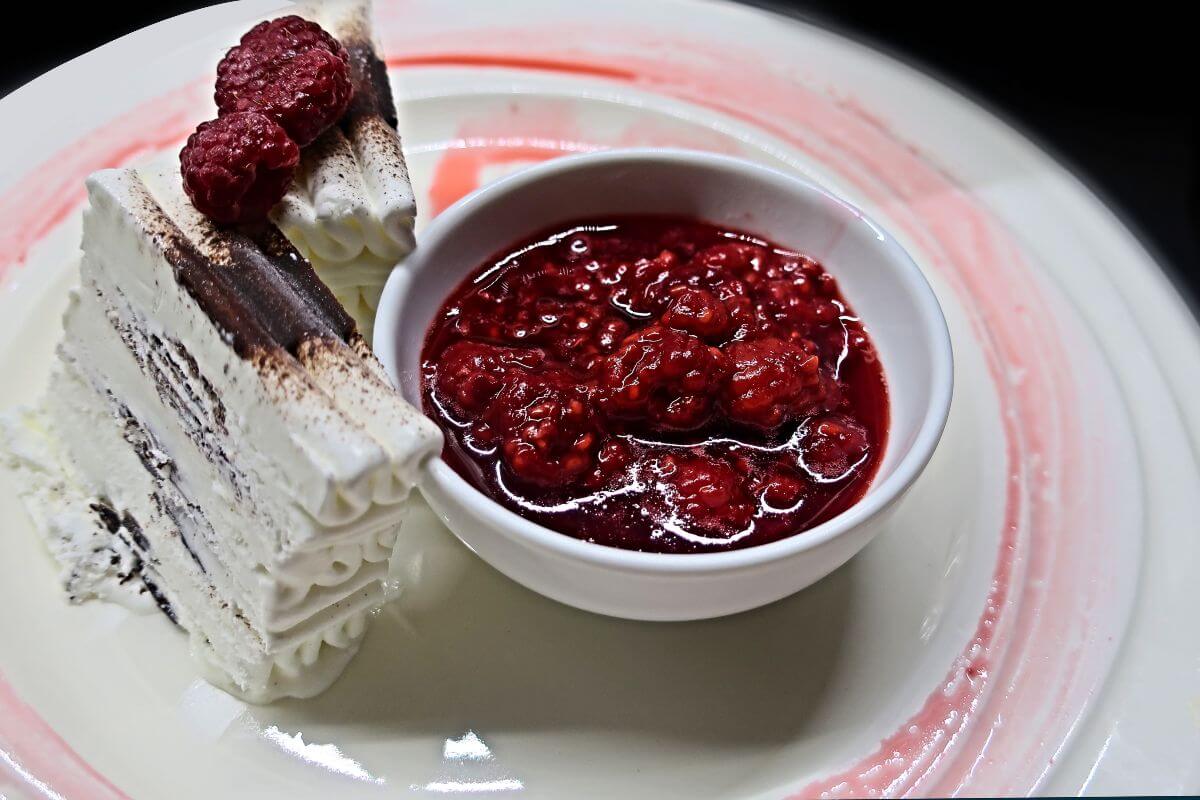 recept na valentýnské horké maliny