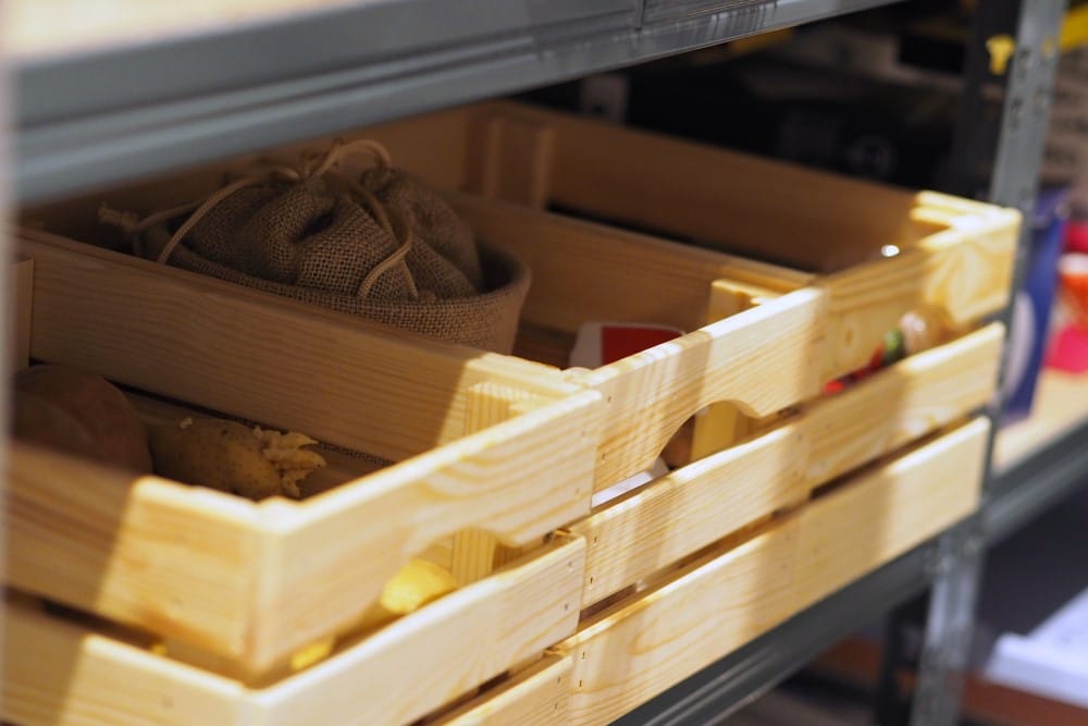 uskladnění zeleniny v bytě