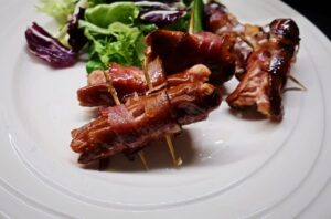 karamelizované párky v županu