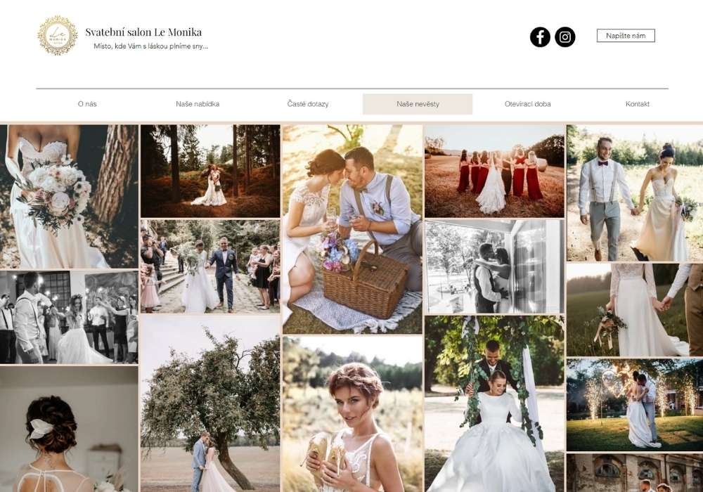 recenze svatebního salonu Le Monika