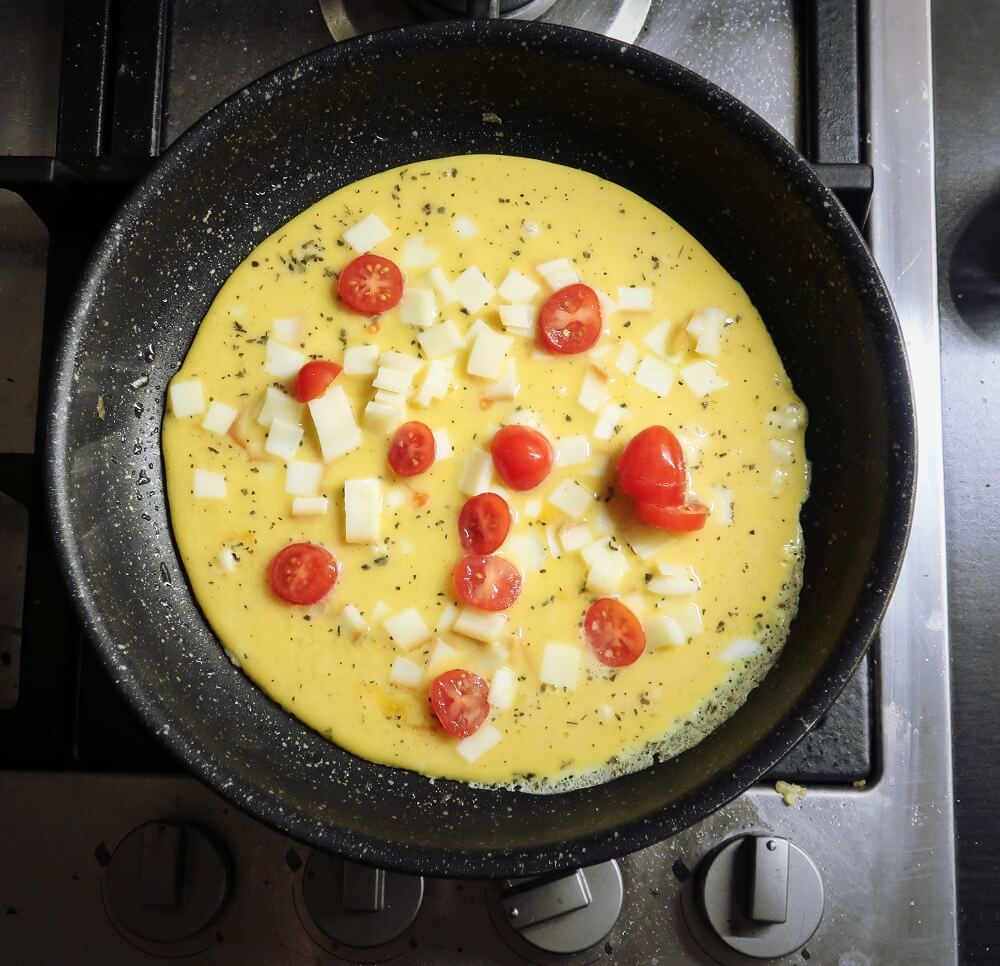 omeleta recept