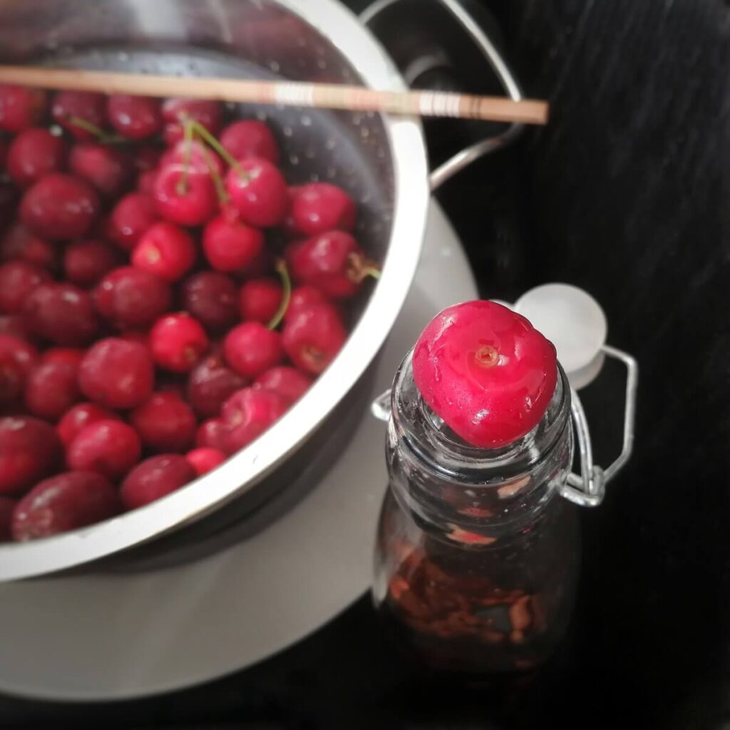 odpeckování třešní rychle