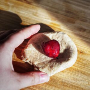 recept na zdravé třešňové knedlíky